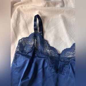 Vintage USA Made Navy Lace Camisole
